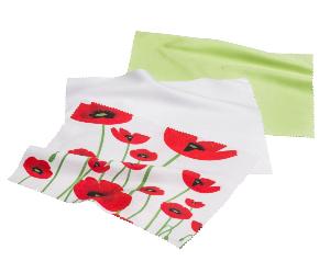 HILCO Microfibre Cleaning Cloth Tri-Pack ~ Spring Poppies 34/688/9999