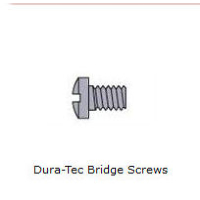 Dura-Tec Spectacle Trim Screws ~ 1.4mm Thread ~ Silver 25/110/0000