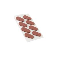 Hilco Cushion Stick-on Nose Pads Carded ~ 4x  Self-adhesive pairs BROWN 19/010/2000