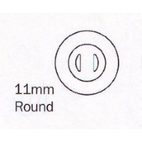 Hilco Silicone Nose Pads ~ 1x Pair Round 11mm Push On 25/704/0000