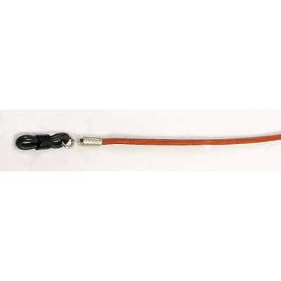 Real Leather Spectacle Cord ~ Dark Tan