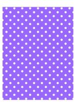 HILCO Microfibre Spectacle Cleaning Cloth ~ Purple Polka Dots 44/646/09999