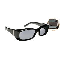 Havens Fit Over Polarized Sunglass ~ Freesia 2 ~Black/Grey 