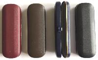 Rigid Plastic Spectacle Case, Fully Lined with Gold Trim. Suitable for Smaller Frames. 