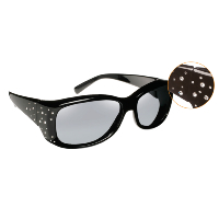 Havens Fit Over Polarized Sunglass ~ Dahlia 1 ~ Black/Crystal