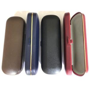 Rigid Plastic Spectacle Glasses Case. With Gold Trim in a Choice of Colours
