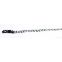 CHADES by URSULA Nickel Free Spectacle Chain ~ Silver, Small Link Curb Chain 