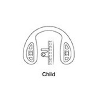 Hilco Logic® Fit Silicone Strap Bridge, Push or Screw On / Child (part 25/900/0000)