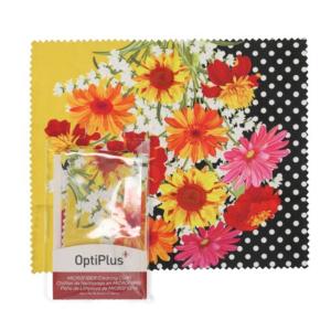 HILCO Optiplus Microfibre Cleaning Cloth, Polka Dot Flowers, 44/906/0000