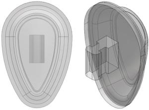 Hilco BIOFEEL Nose Pads ~ 1x Pair Symmetrical 13mm #25/56*/0000