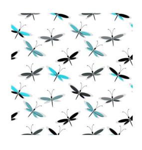 HILCO Microfibre Spectacle Cleaning Cloth ~ Dragon Flies 44/657/0999