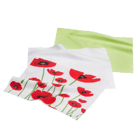 HILCO Microfibre Cleaning Cloth Tri-Pack ~ Spring Poppies 34/688/9999