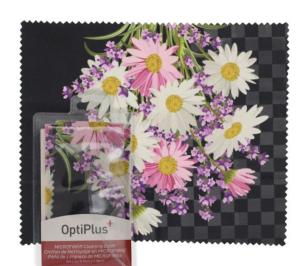 HILCO Optiplus Microfibre Cleaning Cloth, Plaid Flowers, 44/904/0000