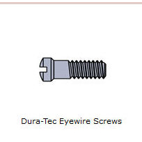 Rayban Ray-Ban Temple Dura-Tec Speciality Screws ~ 1.16mm Thread ~ Black #05/138/0300