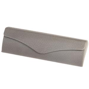 Feducci Cobblestone, Fold Over Spectacle Case in Grey.