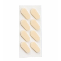 Hilco Cushion Stick-on Cushion Nose Pads Carded, Peach Flesh Tone 4x Self-adhesive pairs 19/010/1000