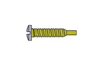 4x Hilco Spectacle Repair Screws ~ Tap 'n' Lok Screws ~ Individual Sizes (Silver)